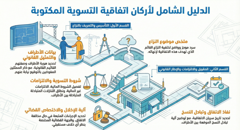 اتفاقية تسوية مكتوبة