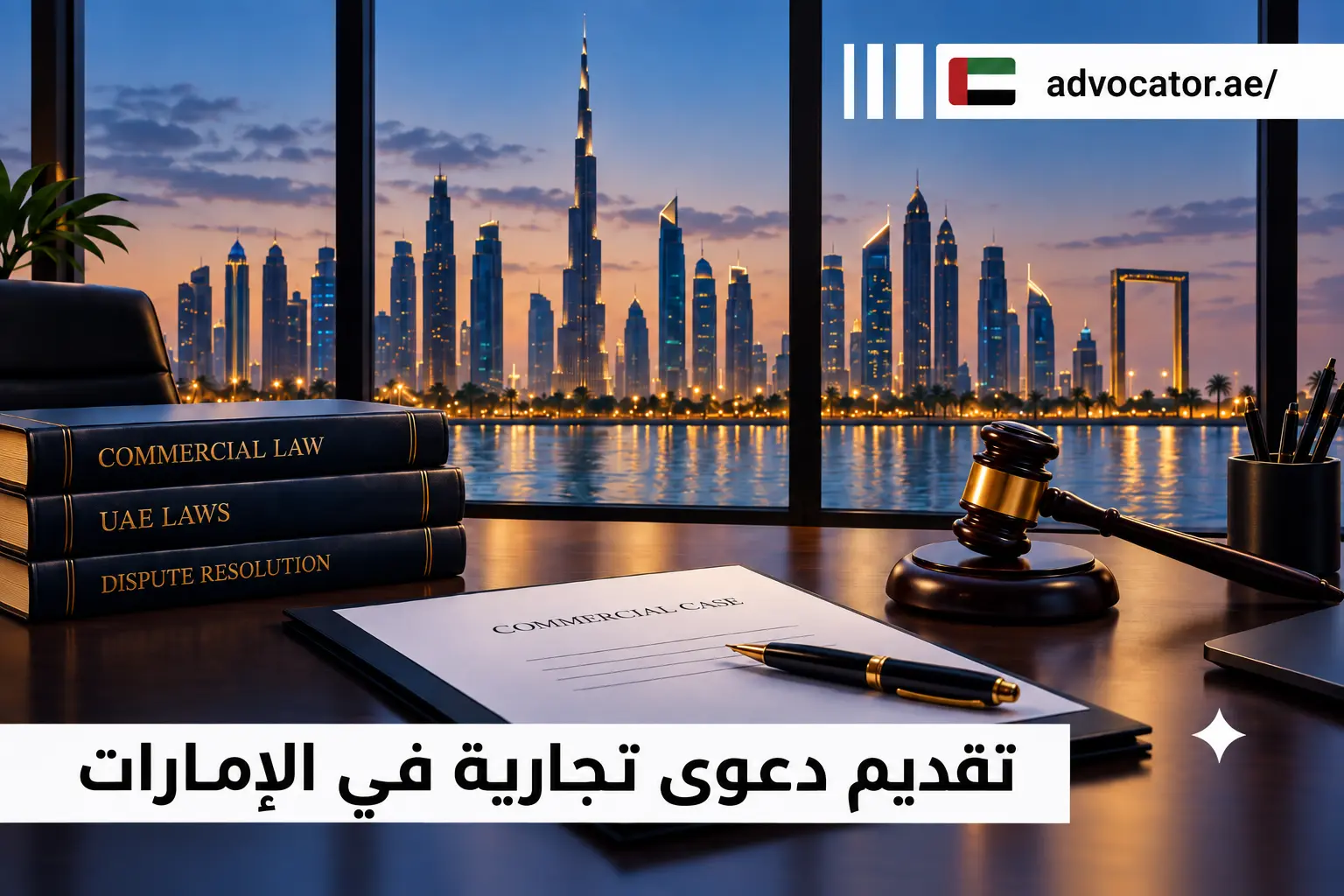 تقديم دعوى تجارية في الإمارات