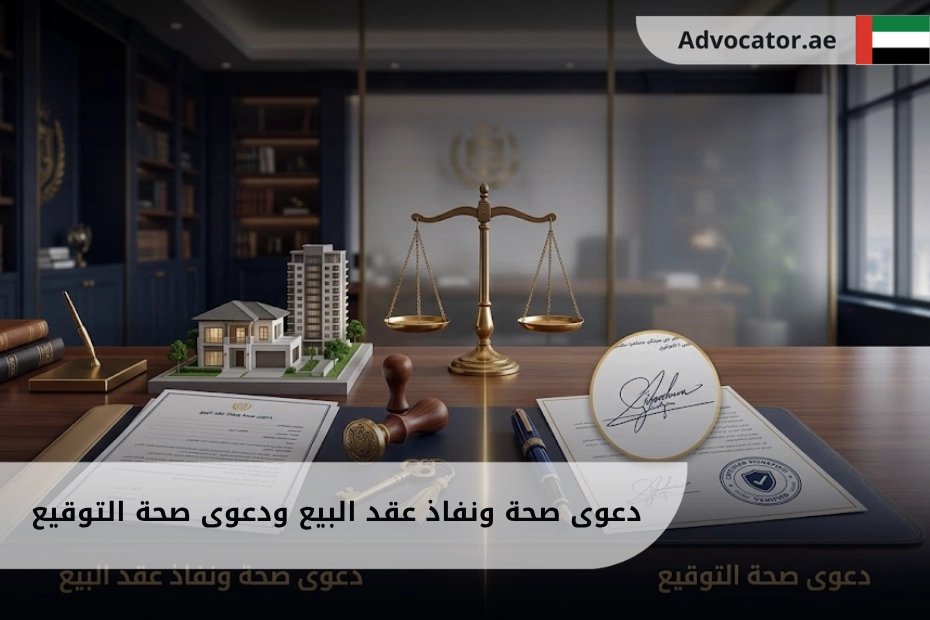 دعوى صحة ونفاذ عقد البيع ودعوى صحة التوقيع