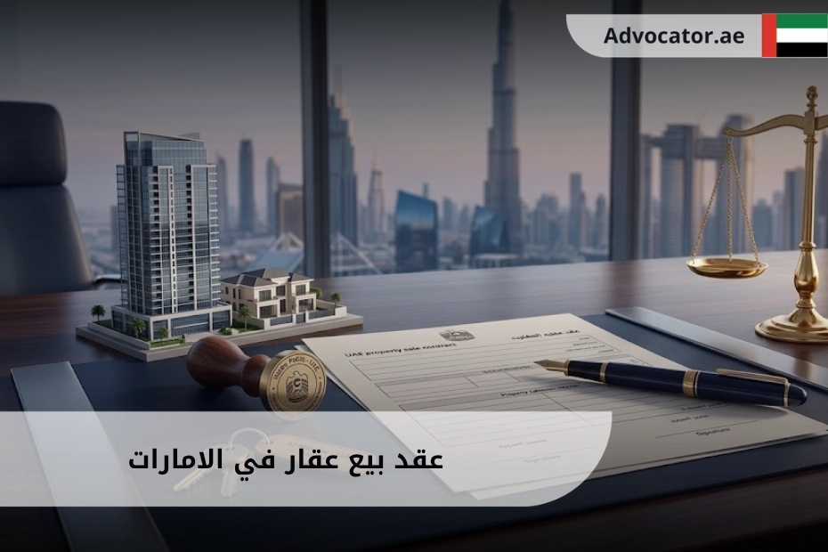 عقد بيع عقار في الامارات