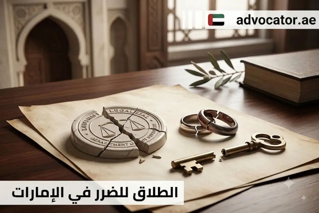 اجراءات الطلاق للضرر في الإمارات