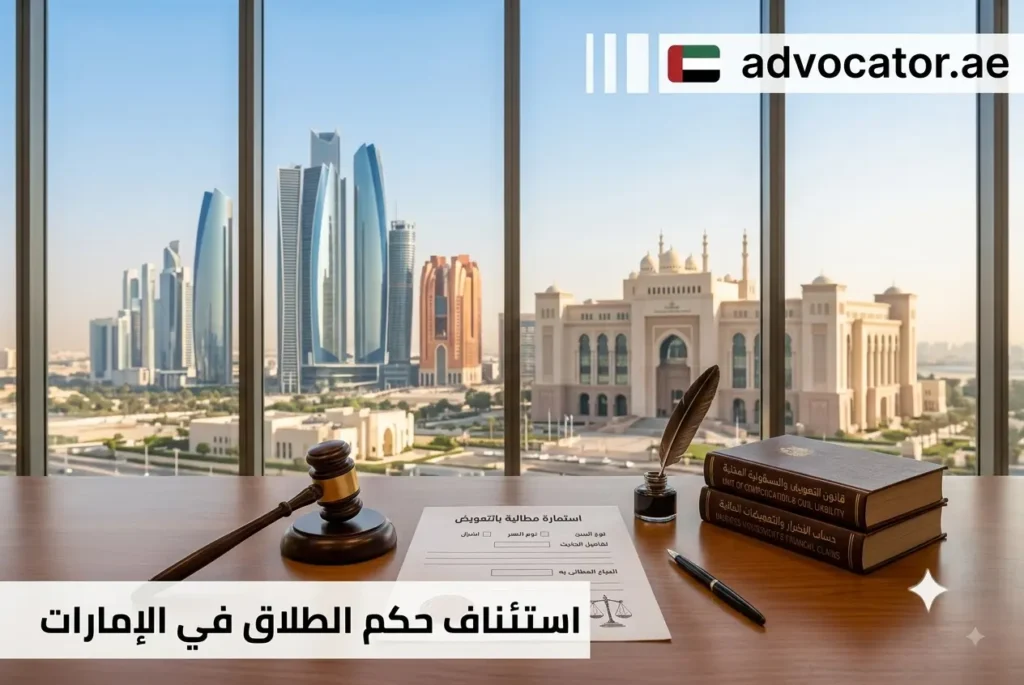 استئناف حكم الطلاق في الإمارات