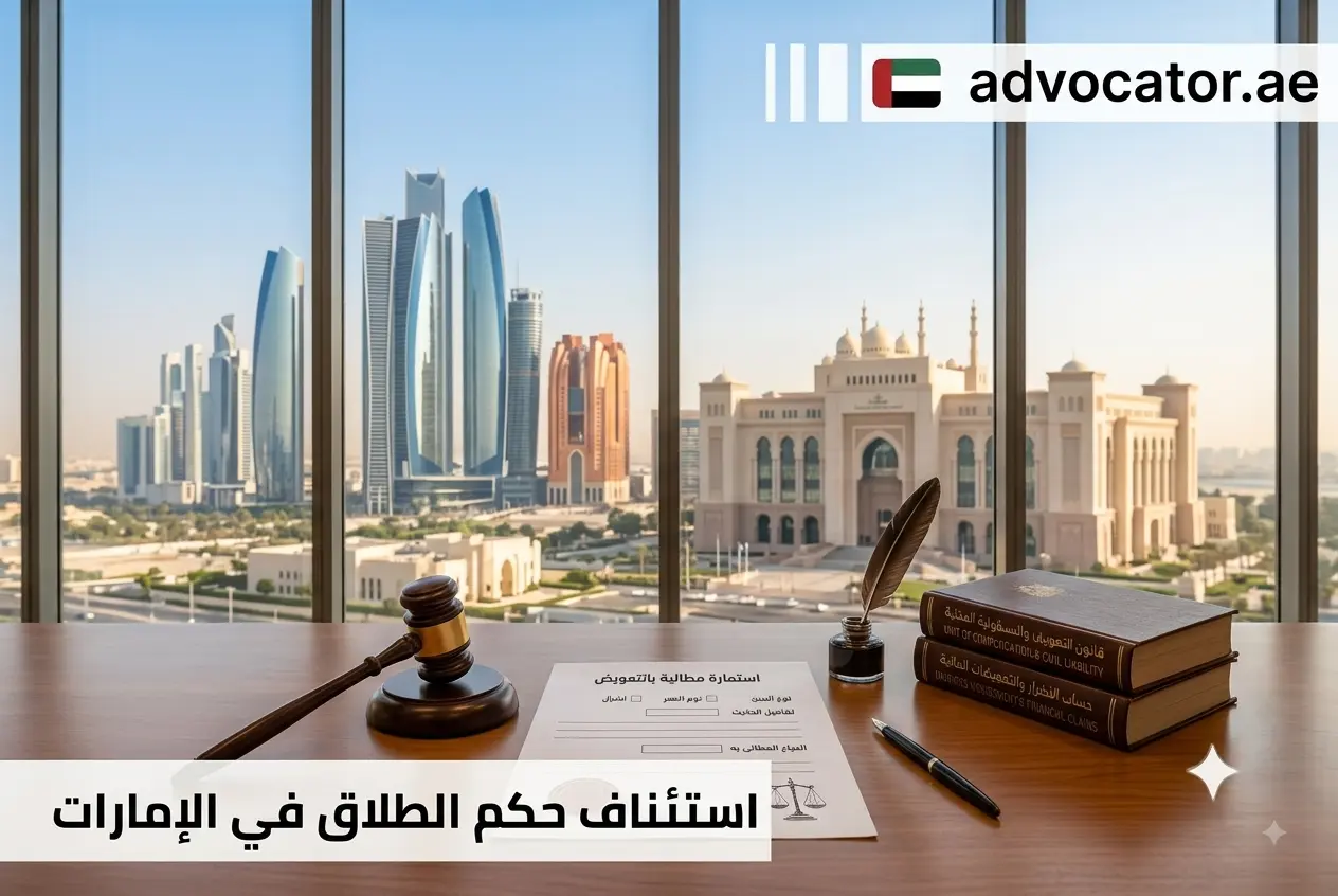استئناف حكم الطلاق في الإمارات