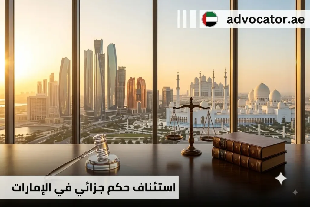استئناف حكم جزائي في الإمارات