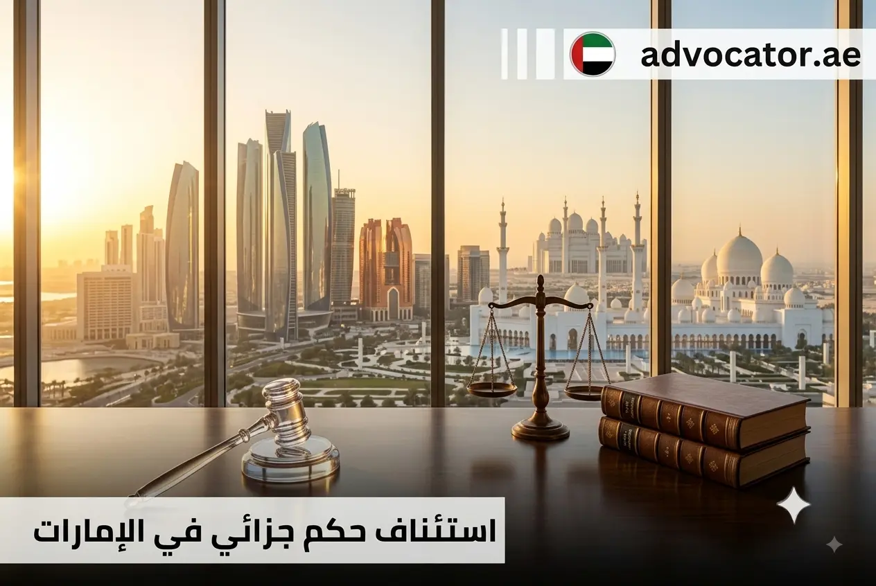 استئناف حكم جزائي في الإمارات