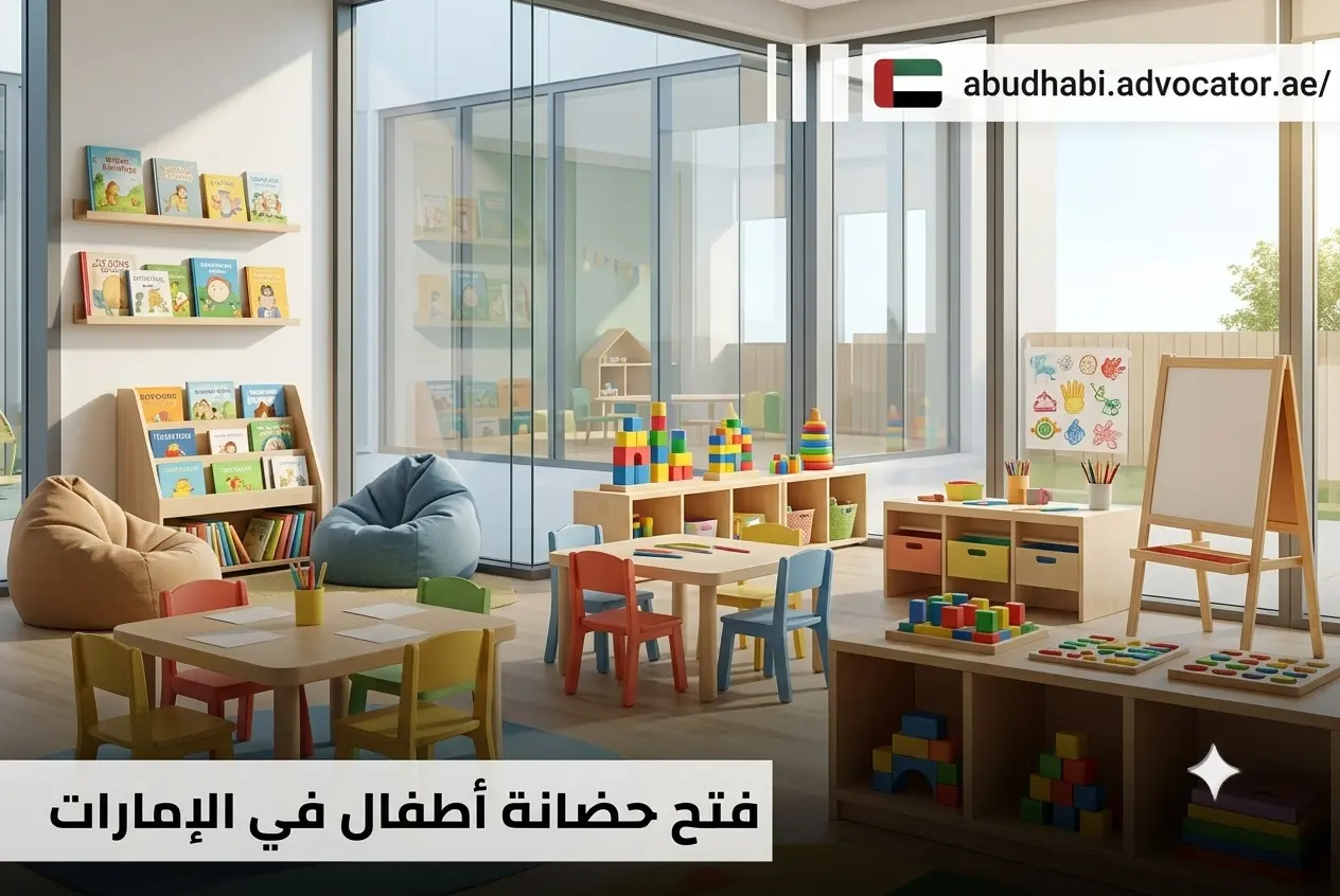 فتح حضانة أطفال في الإمارات