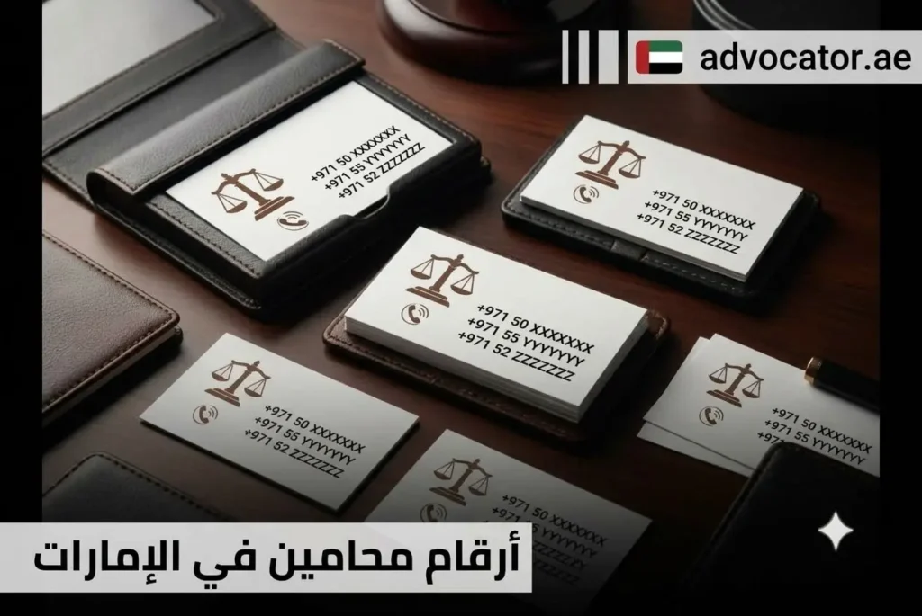 أرقام محامين في الإمارات