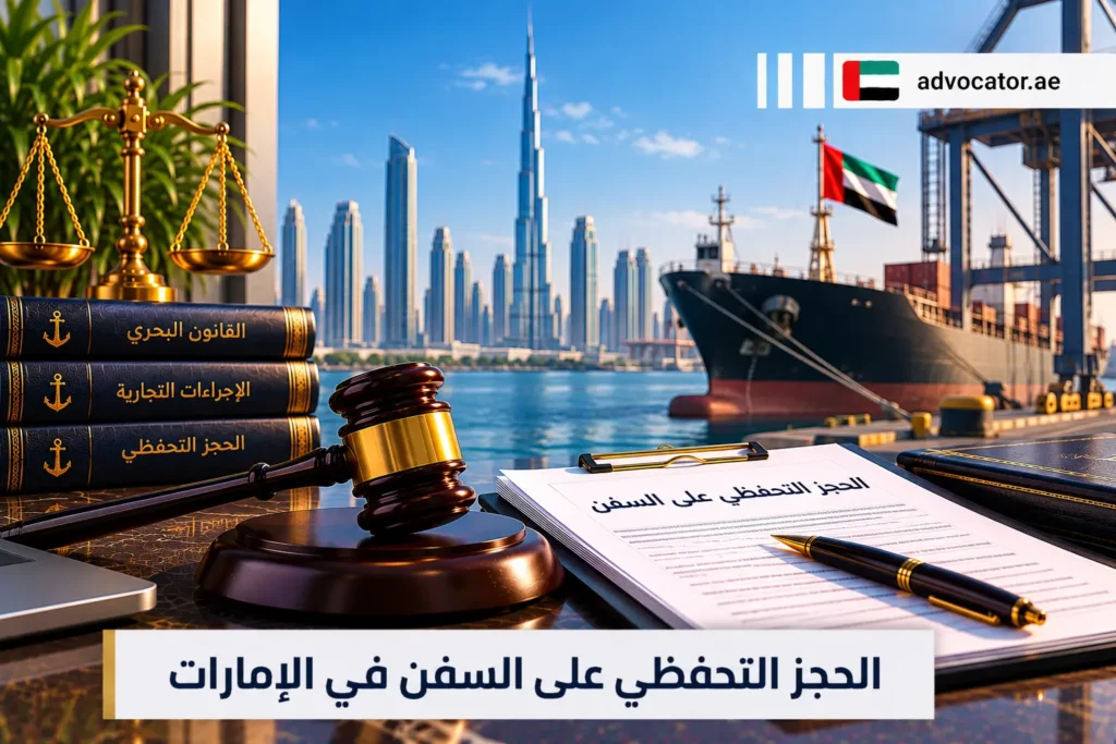 الحجز التحفظي على السفن في الإمارات